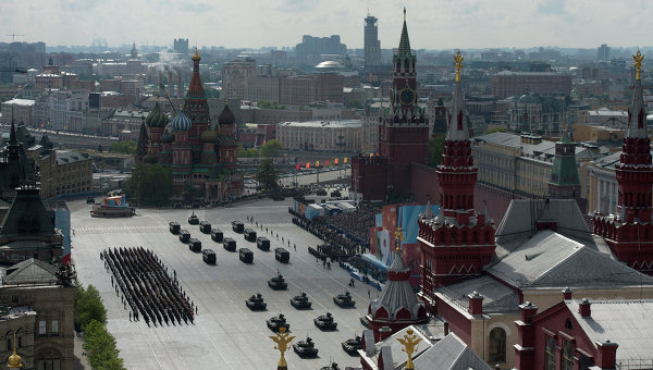 Генеральная репетиция Парада Победы.